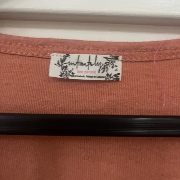 Free People intimately Short Sleeve Body Suit Sz S - Picture 2 of 4